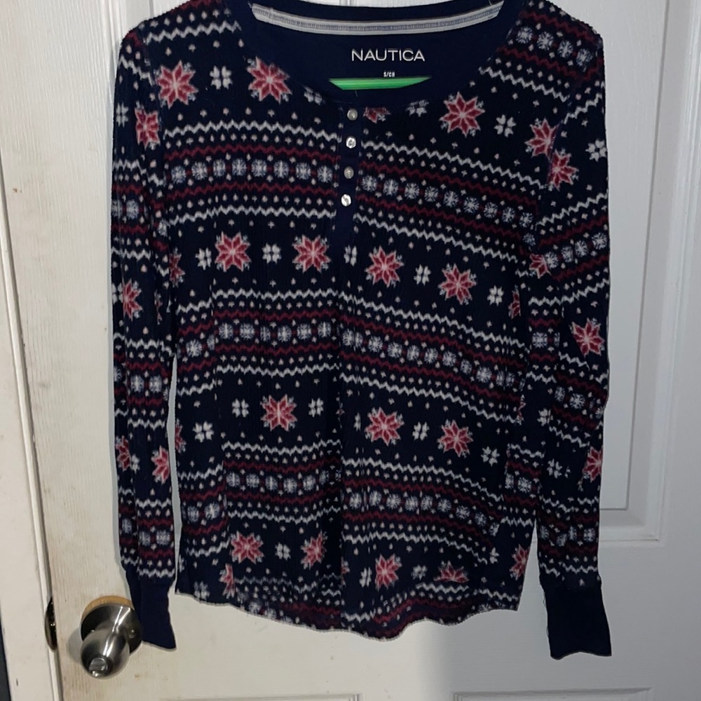 Nautica sleep shirt size small